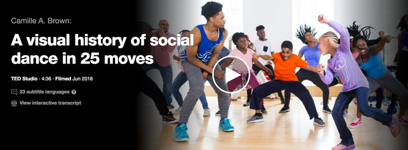 Ted Talks Video on The History of Social Dance